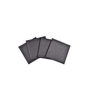 Unique Design Round Leather <b>Placemat</b> <b>and</b> <b>Coaster</b> for Table Leather <b>Coaster</b> <b>and</b> Cup Mat <b>Set</b> of 6 Piece - Product Image 1