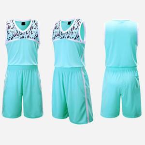 Personnalisé séchage rapide respirant Sport réversible hommes vierge basket-ball survêtement vêtements t-shirt ensemble uniforme maillot - Product Image 1