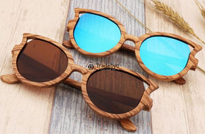 Gafas ecológicas de madera Gafas de sol ligeras con estilo para hombres Mujeres Diseño vintage de Tradebyd - Product Image 2