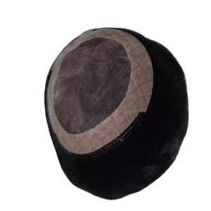 Toupet en cheveux humains à base mono, perruque à base mono, prothèse capillaire en cheveux humains, taz hair bd - Product Image 1