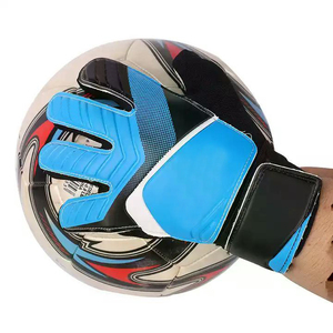 Gants de gardien de but de football professionnel pour jeunes Gants d'entraînement de football avec logo personnalisé Prix de gros bon marché Équipement de sport en cuir - Product Image 4