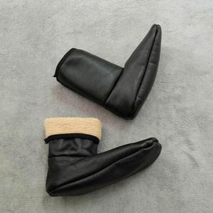 OEM Wholesale Leather <b>Socks</b> Custom Logo Premium Leather Supportive Comfort For Riding Labor Safety And Outdoor Work Use - Product Image 2