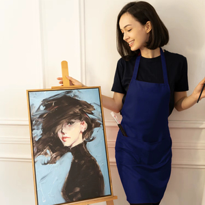 Delantal de Cocina Personalizable BEAM 100% Poliéster Sin Mangas con Diseño de Encaje en la Espalda, Bolsillos Delanteros, Transpirable, Ecológico y No Tejido - Product Image 4