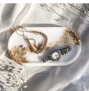 Bandeja de Servicio de Resina, Diseño Moderno y Elegante, para Servir Pasteles, Jugos y Alimentos, para Uso en el Hogar y Hoteles - Product Image 5