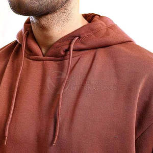 Sudadera con Capucha de Algodón para Hombre, Estilo Urbano, Marca 2026, Lisa, Sin Cordones, Talla Grande, Gruesa, Diseño Personalizado - Product Image 4