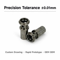 Pièces de contrôle de fluides en acier inoxydable de haute précision, usinage CNC, prototypage rapide, perçage, électroérosion à fil, sur mesure