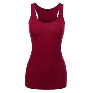 Débardeur blanc uni respirant pour musculation, en Spandex/Polyester, sans manches, style club sexy, pour l'été, sport et fitness, personnalisable pour femme - Product Image 6