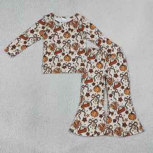 Ensemble de tenue de Thanksgiving pour bébé, haut à manches longues, pantalon camouflage, ensemble de vêtements pour bébé et tout-petit pour les vacances d'automne - Product Image 4