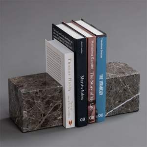 Sujetalibros de Mármol Pulido a Mano Ecológicos Diseñados para Bibliotecas Elegantes, Decoración de Oficina y Exhibición de Libros Sofisticada - Product Image 4