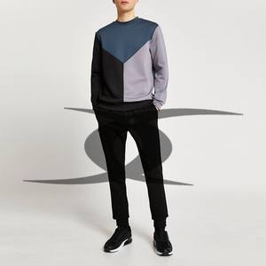 Sweat-shirt thermique OEM avec LOGO personnalisé pour hommes Sweat-shirt tricoté en coton à motif jacquard Sweat-shirt tricoté pour hommes d'hiver à col rond - Product Image 4