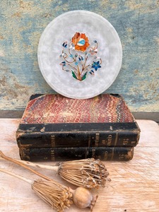 Fournisseur indien Dessous de verre incrustés de marbre de luxe durables au design personnalisé pour la décoration intérieure Cadeaux de mariage et cadeaux d'entreprise Prix d'exportation - Product Image 2