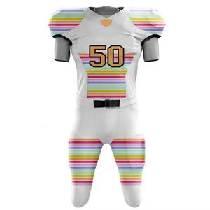 Uniforme de Fútbol Americano para Adultos de Último Diseño, Manga Corta, Transpirable, de Secado Rápido, Personalizable con Nombres y Números de Equipo, Precio al por Mayor - Product Image 2