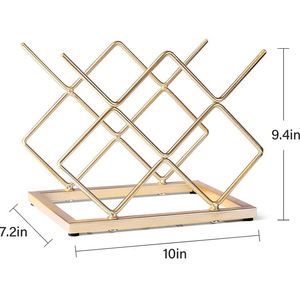 Good Design Wine Bottle Storage Rack Holder for <b>Kitchen</b> Home Decoration Dining <b>Table</b> champagne Wine Display Rack Holder bar 2024 - Product Image 3