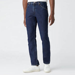 <b>Men</b> Denim <b>Jeans</b> Custom <b>Jeans</b> Pants High Quality Stretch Slim <b>Ripped</b> Casual Leisure Breathable Lightweight Straight OEM Service - Product Image 1