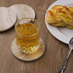 Sous-verres de qualité supérieure pour boissons avec support, élégants et durables, ensemble de protection de table - Product Image 4