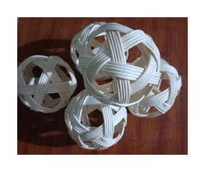 Bola Decorativa de Ratán Natural, Bola de Ratán Premium Hecha a Mano para Decoración del Hogar, Adorno Duradero y Ligero con Múltiples Aplicaciones - Product Image 5