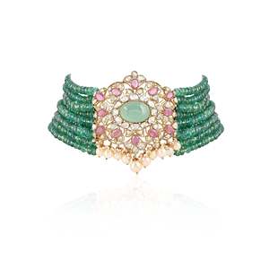 Collar de Perlas Doradas Vintage para Regalo de Boda - Product Image 1