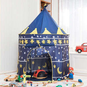 Tenda da gioco blu per bambini - Product Image 1