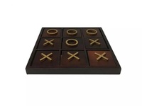 New Fun Factory grand jeu de société en bois jouets éducatifs jeux personnalisés Offre Spéciale Tic Tac Toe jeu d'intérieur en bois