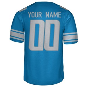 Camiseta de fútbol americano bordada con nombre de equipo personalizado impreso personalizado de alta calidad - Product Image 3