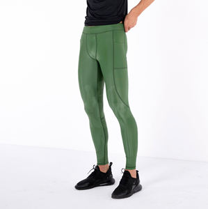 Collants respirants personnalisés pour hommes Collants de sport en tissu pour la course à pied Gym Compression Vêtements de sport durables disponibles - Product Image 3