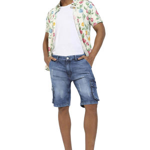 Shorts de Mezclilla para Hombre al por Mayor a Bajo Precio, Diseño Moderno, Ecológicos, de Secado Rápido, Algodón Orgánico Transpirable - Product Image 3