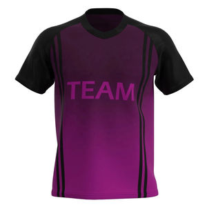 Camiseta de Fútbol de Secado Rápido y Transpirable, Sublimada, para Hombre, Cómoda y Ligera, con Logotipo del Equipo y Número Estampado - Product Image 1