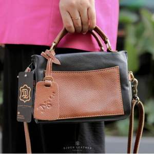 กระเป๋าสะพายพกพาหนังวัวคุณภาพสูงหรูหรากระเป๋าถือกว้างขวางทนทานดีไซน์ทันสมัยเหมาะกับไลฟ์สไตล์ในชีวิตประจำวัน - Product Image 6