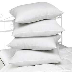 Microfiber White Fabric Home Furniture <b>Bed</b> <b>Pillow</b> Silicone <b>Pillow</b> in Vacuum Package - Product Image 3