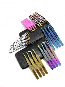 Pince à épiler professionnelle en acier inoxydable étiquetée de marque personnalisée avec pointe pointue - Product Image 2