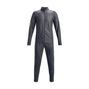 Men's Solid Color Full <b>Zip</b> Track Suit Quick Dry Sporty Training Outfit Autumn Wear Regular Fit Polyester Material - Product Image 1
