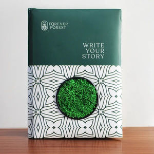 Journal en papier avec logo personnalisé, forêt, carnet de couverture imprimé en couleur, carnet d'étudiant à impression intérieure en une couleur - Product Image 1