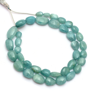 Grandidierite 7x9mm-12x18mm Cuentas de pepitas lisas Grandidierita natural Piedra preciosa Fancy Oval Tumbled Beads para joyería - Product Image 5