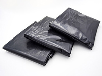 Sacs à ordures ménagères Emballage poubelle à poche plate/Plastique jetable noir/Sacs à ordures