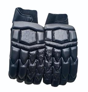 Guantes de bateo de patrón liso de cuero PU de la mejor calidad, tamaño mediano, Color blanco, precio razonable para Cricket de India - Product Image 1