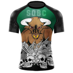 Jiu Jitsu Rash Guard, ropa deportiva negra de alta calidad, ropa de lucha y ropa de agarre para hombres - Product Image 5