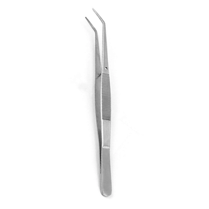 Pince à tissus Treves 125 mm Instrument chirurgical 1x2 dents pince à pouce en acier inoxydable outil de pince à épiler de laboratoire de qualité médicale - Product Image 4