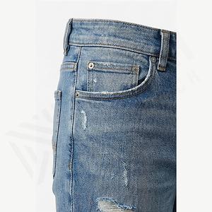 Pantalones Vaqueros de Mezclilla para Hombre 2025, Pantalones Ajustados, Vaqueros Ajustados para Hombre, Venta al por Mayor de Fábrica, Transpirables, Rectos, Servicio OEM - Product Image 5