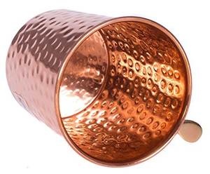 Taza de cobre de metal personalizada con grabado personalizado para regalos especiales Taza de cobre con un mango duradero Vasos con costo barato - Product Image 4