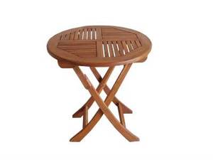High Quality European Design Solid Wood Foldable <b>Round</b> <b>Dining</b> <b>Table</b> New Arrival Outdoor Tea <b>Table</b> Furniture for Villa <b>Farmhouse</b> - Product Image 6