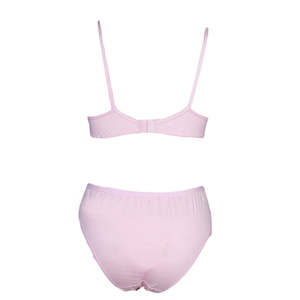 Conjunto de sujetador y bragas para mujer - Rosa claro - Product Image 2