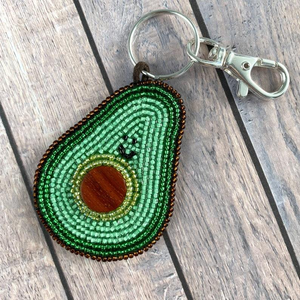 Abalorios de semillas para bolsos, accesorios hechos a mano, dijes bordados con diseños festivos - Product Image 3