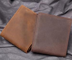 Pure <b>Leather</b> <b>Wallet</b> Zipper Card Holder Genuine <b>Leather</b> Pocket <b>Wallet</b> for Unisex - Product Image 3