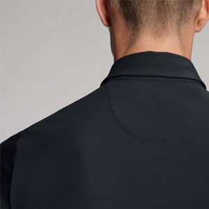 Polo clásico de dos tonos para hombre: mezcla de algodón suave, ideal para uso diario y actividades al aire libre - Product Image 6