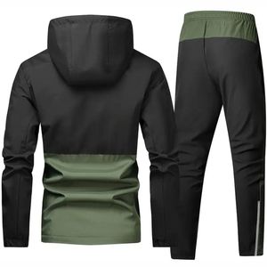 ชุดวอร์มสำหรับผู้ชายชุดวอร์มแบบมีซิปมีฮู้ดสำหรับวิ่งจ๊อกกิ้งผ้าฟลีซเทคโนโลยีโพลีเอสเตอร์ออกแบบได้ตามต้องการ - Product Image 5