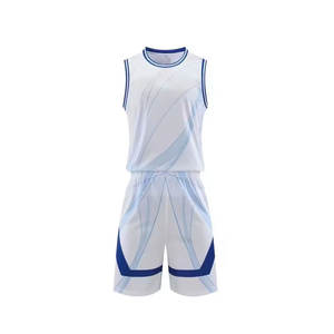 Conjuntos de uniformes de baloncesto reversibles ligeros de alta calidad, camiseta de práctica juvenil transpirable con sublimación superior de talla grande - Product Image 1