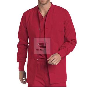 Veste de gommage uniforme d'hôpital avec poches vestes d'infirmières médicales d'hôpital vente en gros - Product Image 3