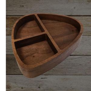 <b>Wooden</b> Jewelry Display Tray with Glass Cover Handmade Decorative From India - Product Image 5