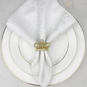 Anillos de Servilleta de Metal Elegantes, Estilo Lujoso, Ecológicos, para Decoración de Mesas de Boda - Product Image 2