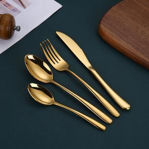 Ensemble de couteaux, fourchettes et cuillères en acier inoxydable de qualité supérieure, résistant à la rouille, pour restaurants ou cafés, disponible à bon prix - Product Image 1